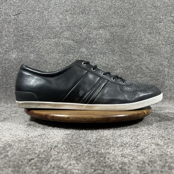 UGG Australia Brook-Lin Men Size 18 Black Leather Business Casual Shoes Used main image 11